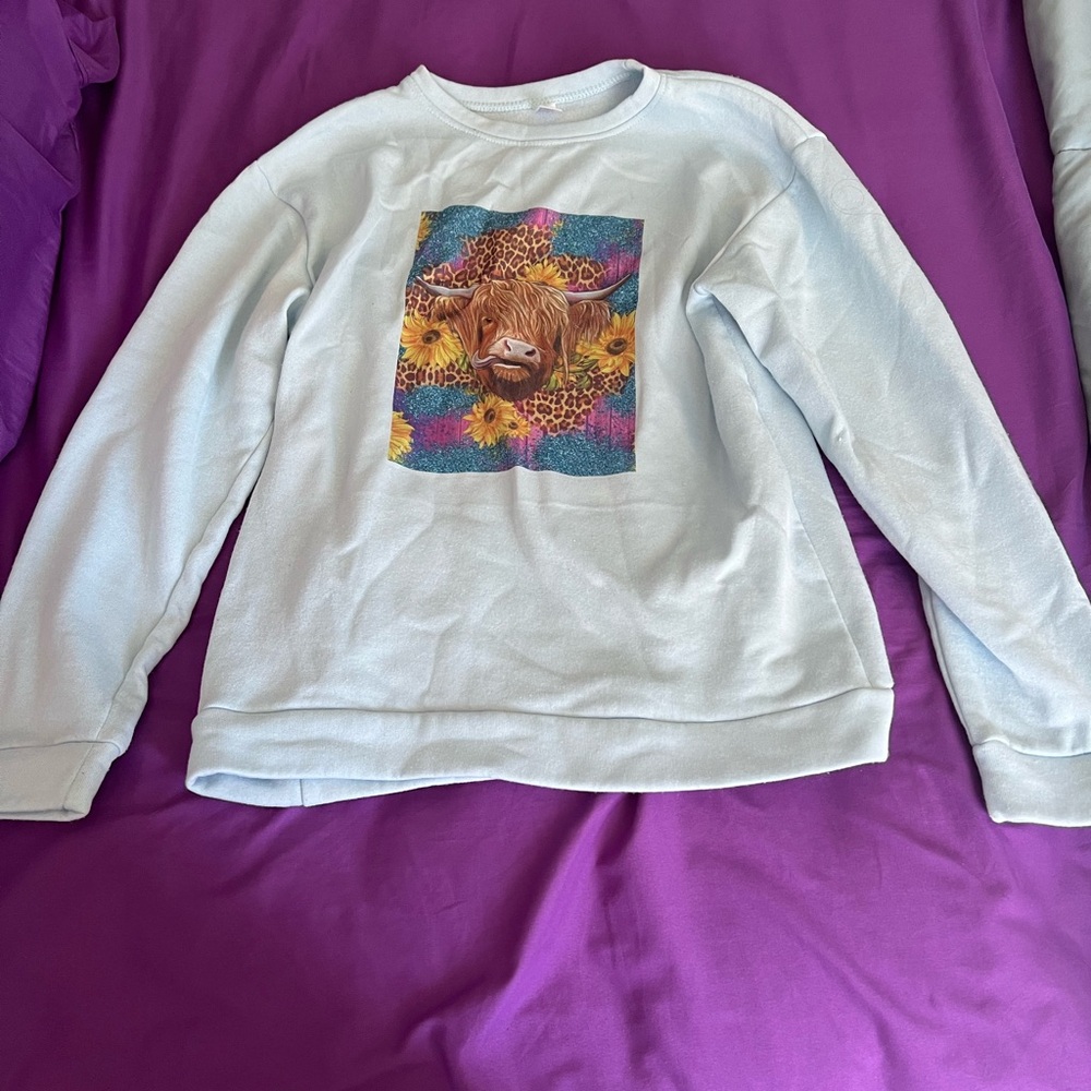 Cow crewneck
